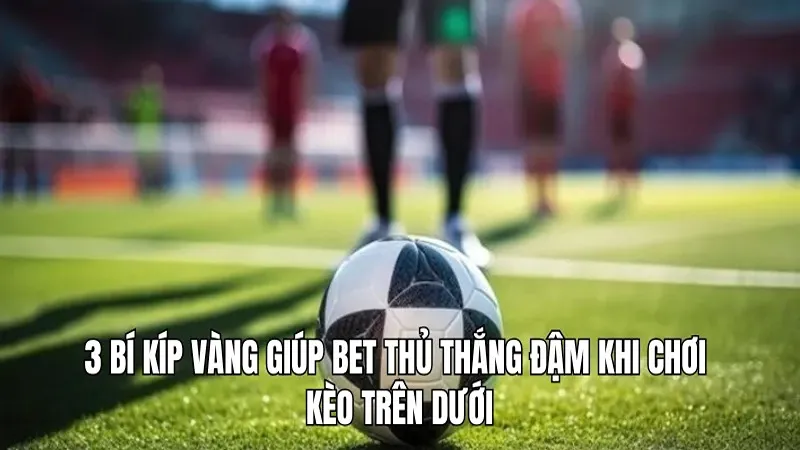 3 mẹo cược kèo trên dưới bất bại từ chuyên gia WIN777 3 3 bí kíp vàng giúp bet thủ thắng đậm khi chơi kèo trên dưới