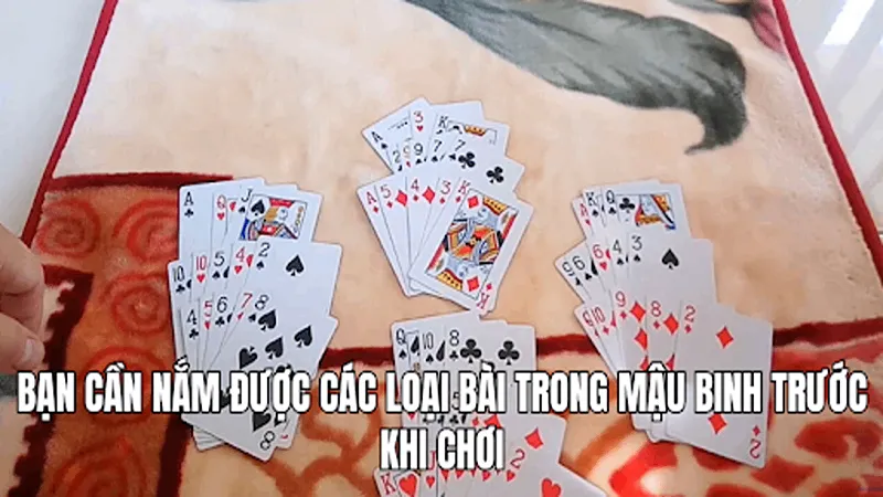 3 cách chơi Mậu Binh giúp thành viên thắng đậm tại WIN777 2 Bạn cần nắm được các loại bài trong Mậu Binh trước khi chơi