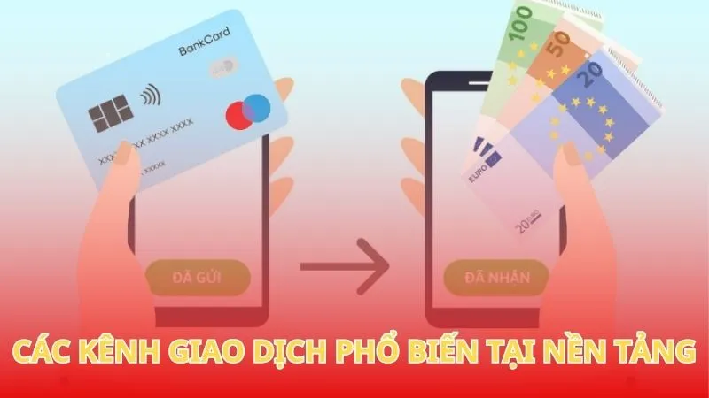 Rút tiền Win777 2 Các kênh giao dịch phổ biến tại nền tảng